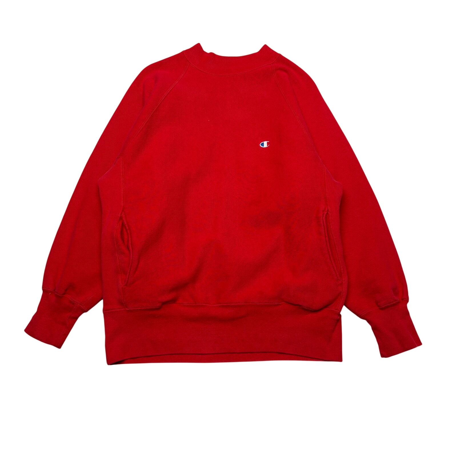Vintage 90s Champion Reverse Weave Crew Side Pockets Sweatshirt Men's Large